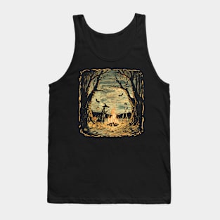 Skeleton Witch Tank Top